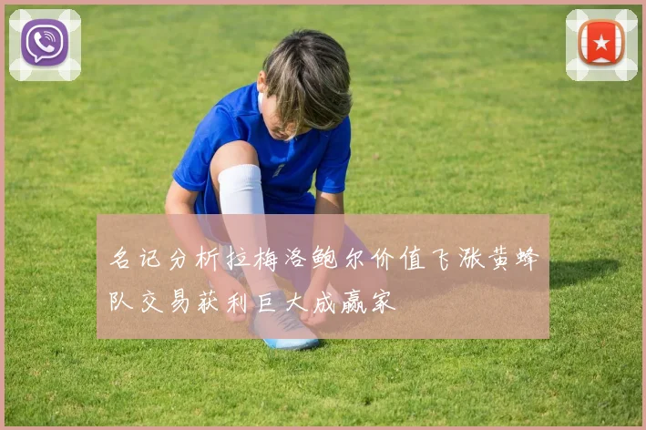 名记分析拉梅洛鲍尔价值飞涨黄蜂队交易获利巨大成赢家